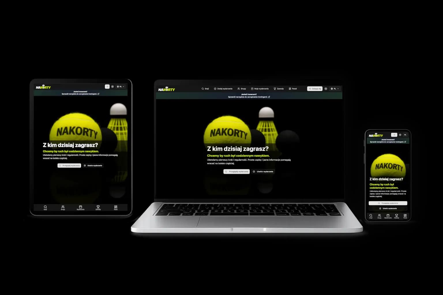 Modern website preview